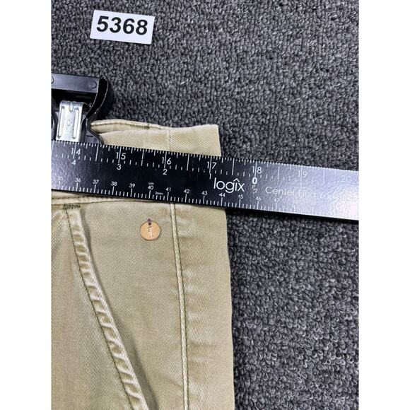 Pilcro and the Letterpress Hyphen Ankle Pants Womens Size 29 Olive Green Stretch - Picture 6 of 8